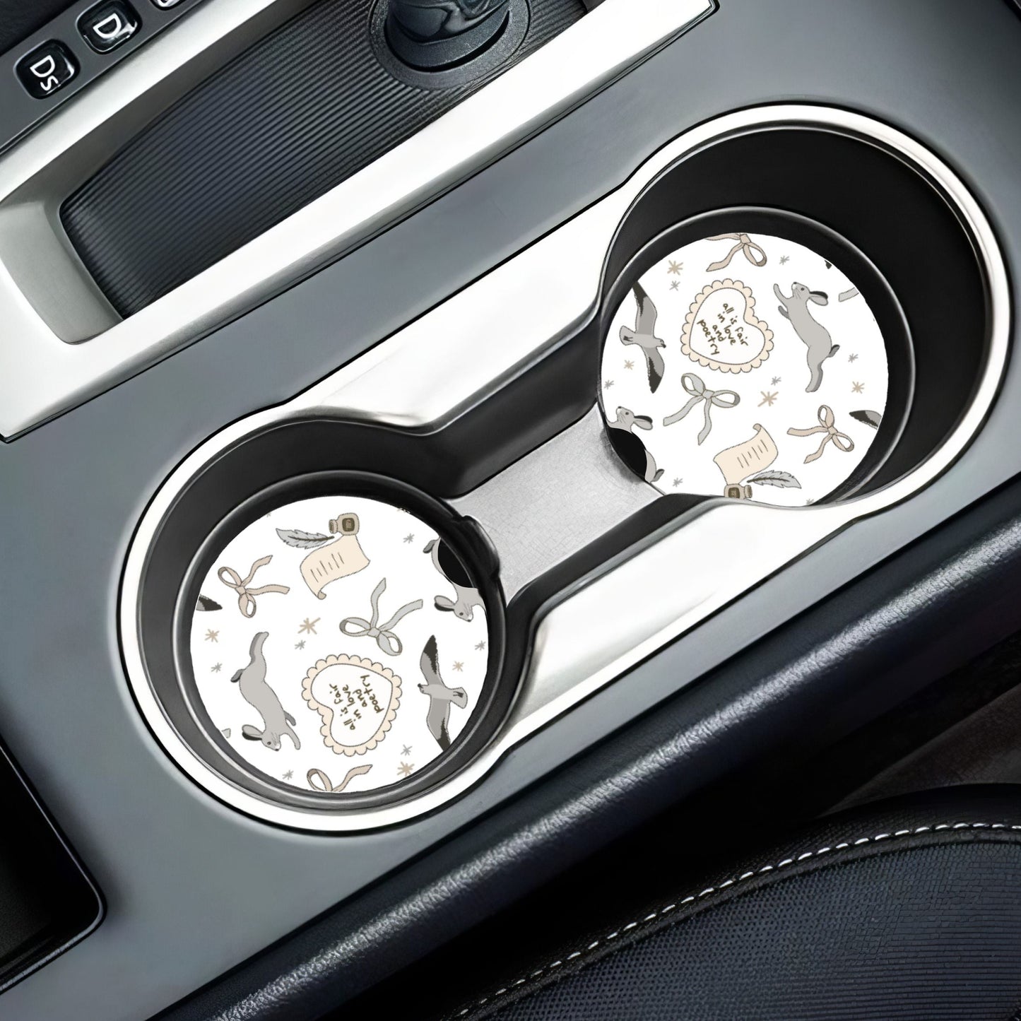 All Is Fair Car Coasters