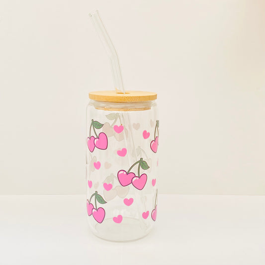 Pink Cherry Glass